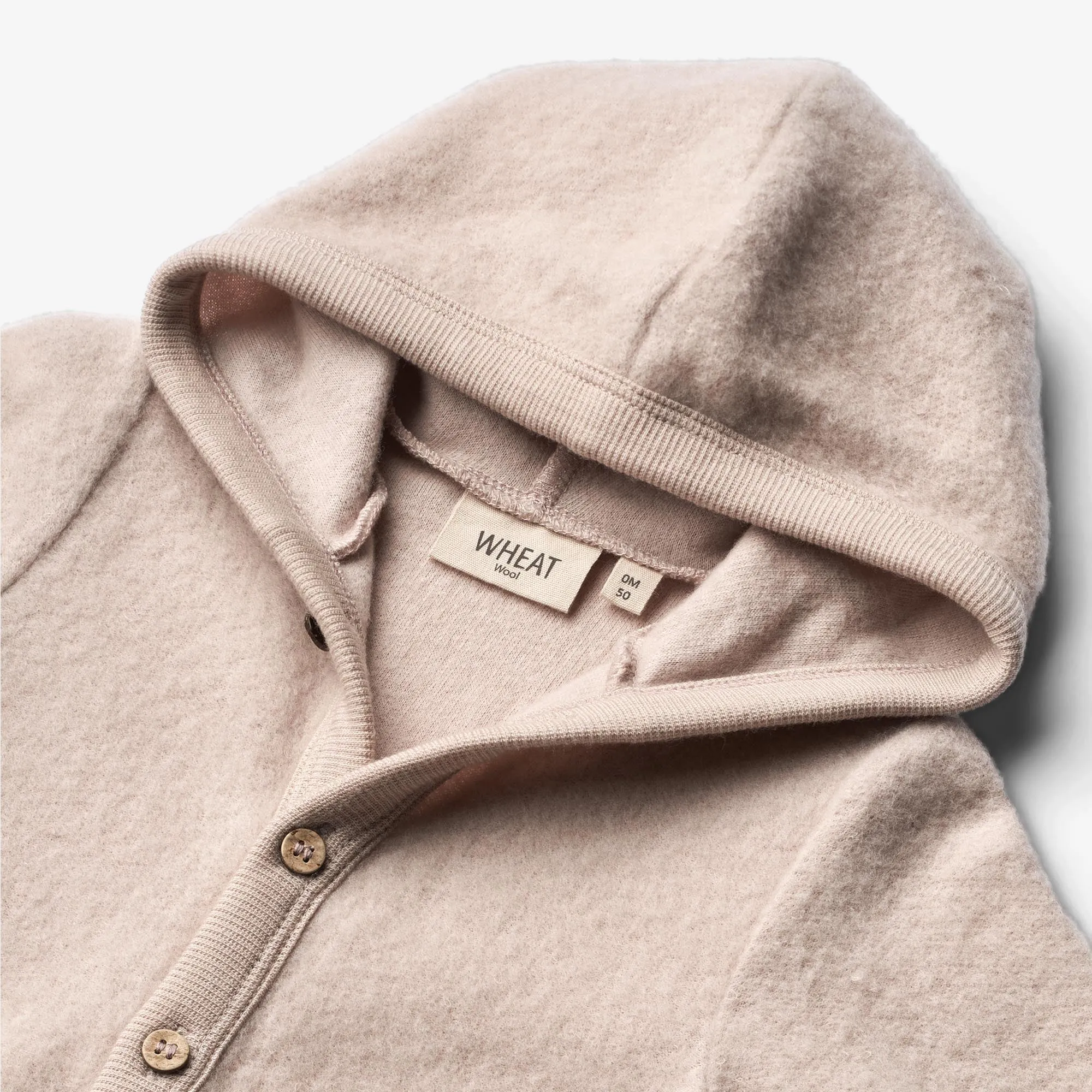 Wool Fleece Suit Ata | Baby - pale lilac