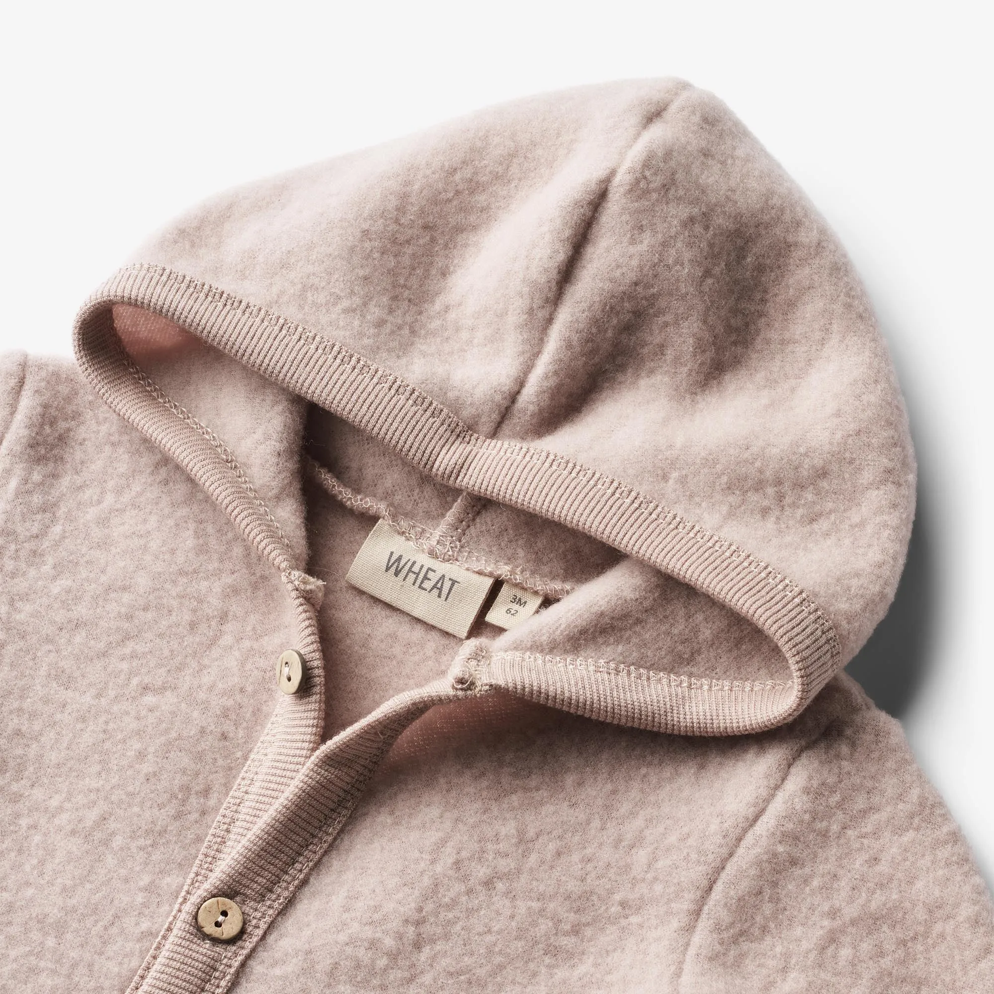 Wool Fleece Suit Ata - dry rose