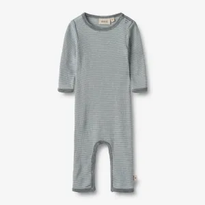 Wool Jumpsuit L/S Haven - cloudy sky stripe