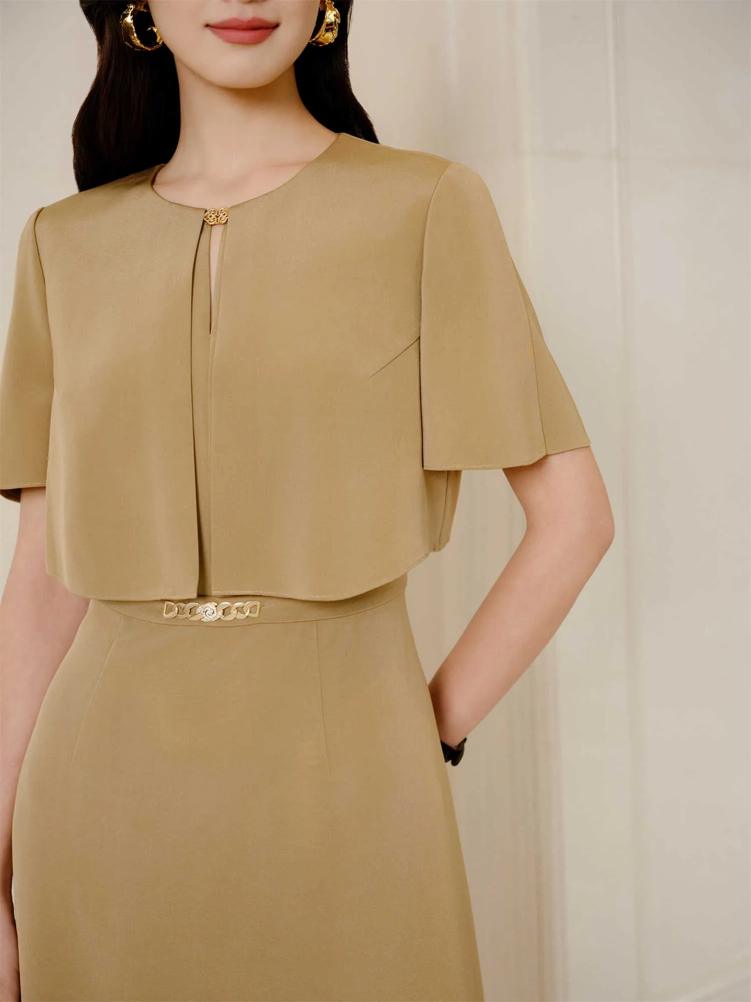 YAYING Vintage Mulberry Silk Dress EPJES4628BE
