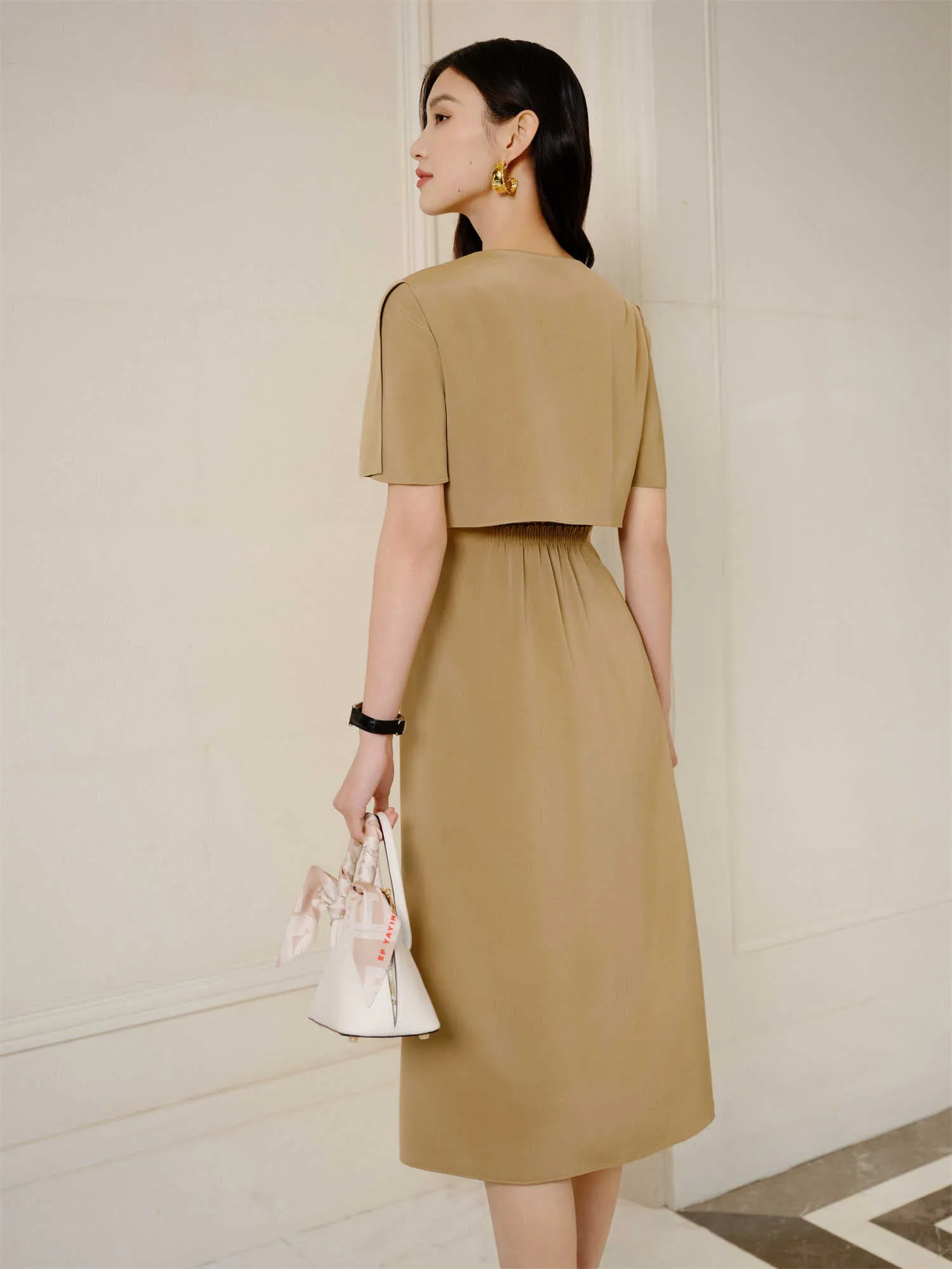 YAYING Vintage Mulberry Silk Dress EPJES4628BE