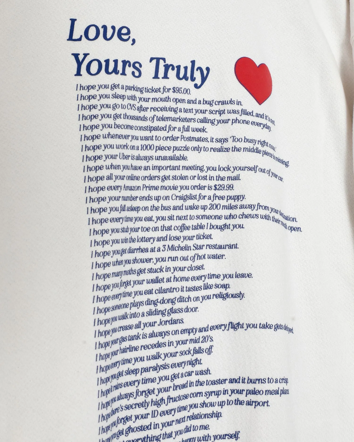 Yours Truly Harley Hoodie Sand