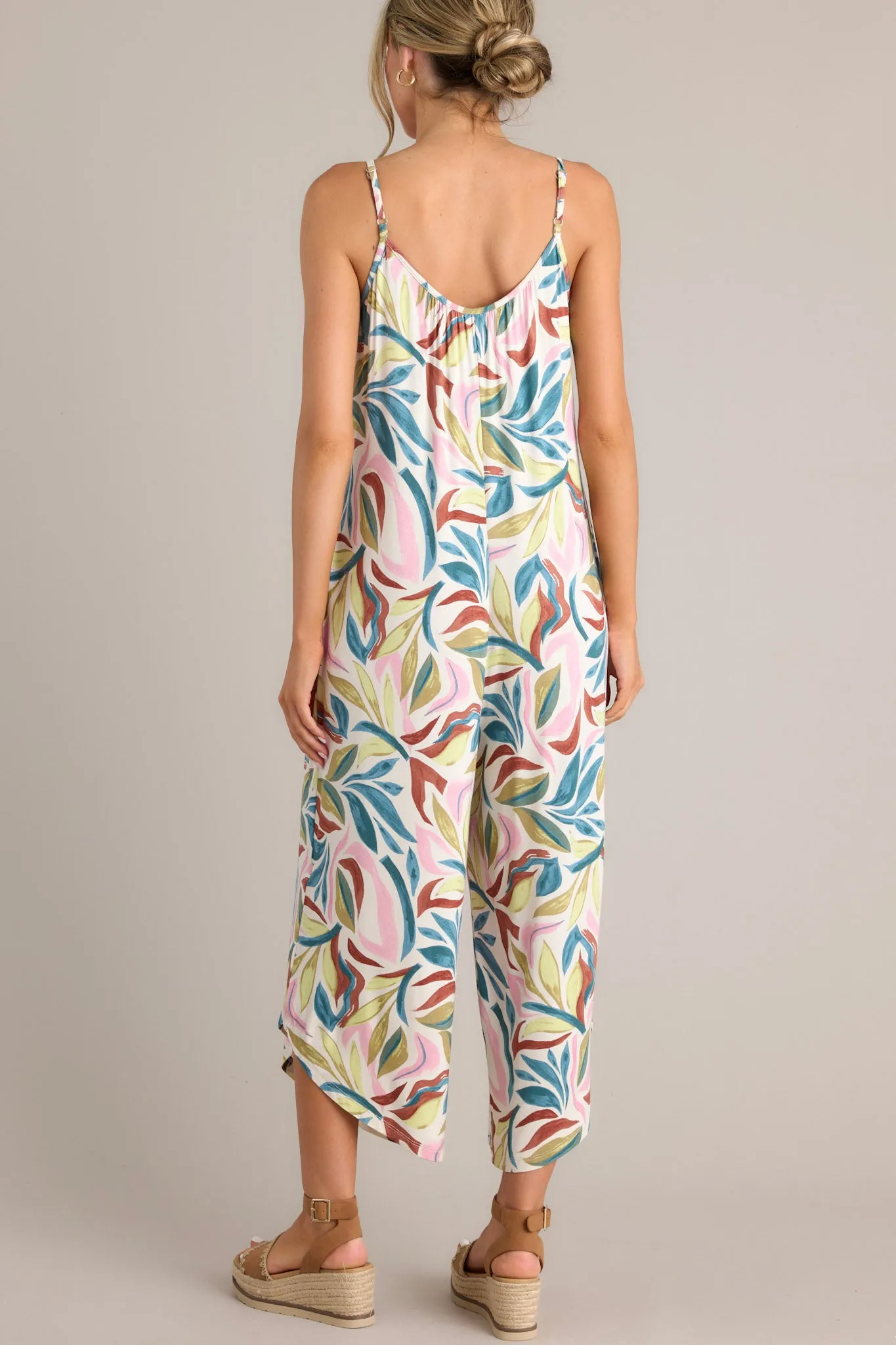 Z Supply Flared Safari Sandshell Jumpsuit